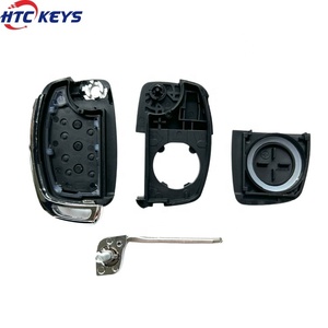 Thay Thế Xe Lật Gấp Vỏ Chìa Khóa 2 + 1 Nút Lưỡi Dao Ngay Cho H-Yundai Chìa Khóa Xe Trường Hợp - Product Image 3