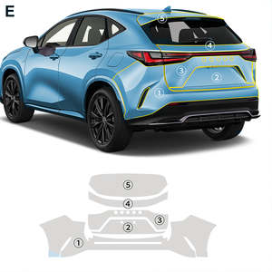 Película automotriz transparente tpu7.5MIL de alta calidad al por mayor transfronteriza precortada <span class=keywords><strong>para</strong></span> LEXUS NX 250 350 350H 450H 2022-2024 - Product Image 1