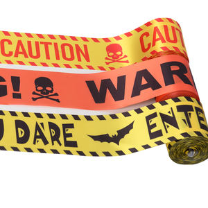 Decoração de ambiente de terror para Halloween; linha vermelha para festas; roteiro de escape room; adereços para casa assombrada; decoração de cenário. - Product Image 2