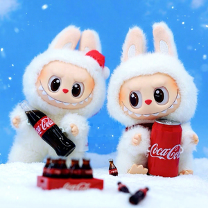 Originale Legit Popmart Labubu serie COCAA-COLAA-visiera in vinile ciechi scatole misteriose simpatiche Action Figure <span class=keywords><strong>Anime</strong></span> dei cartoni animati peluche bambola - Product Image 1