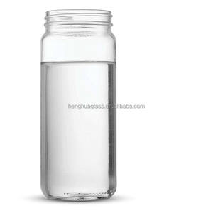 360ml 12oz עגול משקאות זכוכית בקבוק 12 חבילה רחב פה ישר קצה מיץ פרגון ריבה דבש בקבוק צנצנת עם לבן פלסטיק כובע - Product Image 2