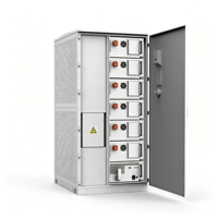 Système de batterie solaire tout-en-un triphasé 60 kW 121 kWh LiFePO4 384 V BMS CAN IP54 pour stockage commercial et industriel