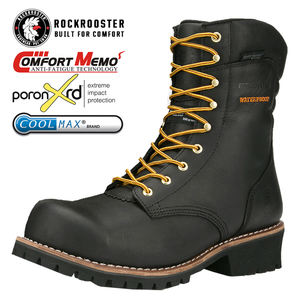 10 inch logger boots