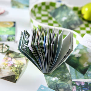 60 แผ่น/แพ็ค สมุดสติกเกอร์มินิแบบมีกาวในตัว ชุดโมเมนต์แห่งความรัก สไตล์อินสตาแกรม สติกเกอร์ตกแต่งสมุดแพลนเนอร์ DIY - Product Image 4