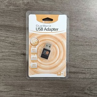 IFA01 Tarjeta de Red Inalámbrica USB Externa para Computadora, Adaptador Wifi de 600Mbps, Transmisor RTL8811CU