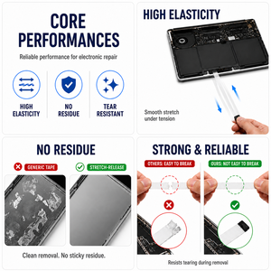 Adhesivo de Liberación Elástica para Reemplazo de Batería y Pantalla LCD de <span class=keywords><strong>iPhone</strong></span> Pro Max, Ofrece una Fijación de Alta Calidad y una Extracción Limpia - Product Image 3