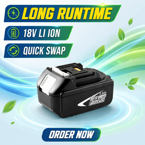 แบตเตอรี่ลิเธียมไอออน20V 1.5Ah 18650คุ้มค่าใช้กับเครื่องมือไฟฟ้าไร้สาย MAK - Product Image 4