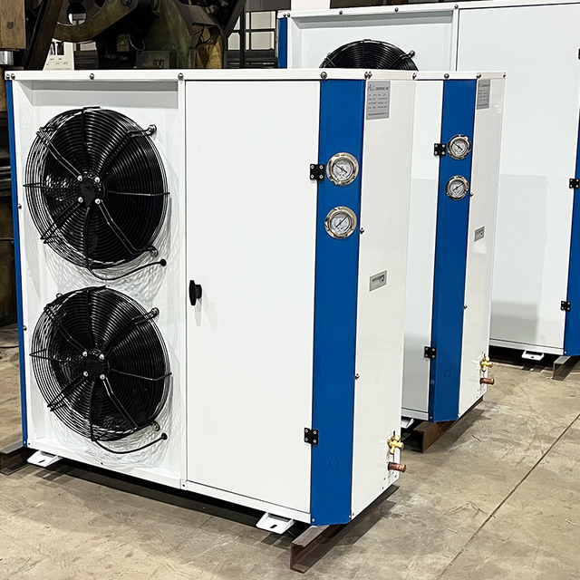 New Copeland Scroll Compressor Energy Saving Walk-in Freezer Condensing Unit with Outdoor Wall-Mounted Design and Motor
