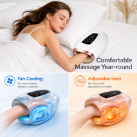 Neuheit: Elektrisches Handmassagegerät mit Rollen und Knetfunktion, Beheizt, Akupressur, Vibrationsmassage für Finger und Hände