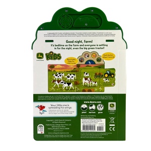 <span class=keywords><strong>Libro</strong></span> de Sonidos de Animales de Granja Interactivo, Juguete Educativo para Niños Pequeños, Good Night Tractor Lift - Product Image 2