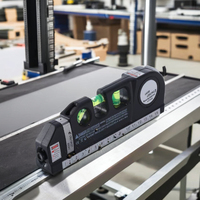 Niveau laser industriel haute précision, laser vert, correction d'angle droit, correction horizontale, utilisation intérieure et extérieure