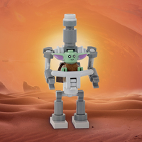 Robot Yoda IG-12, Figura de Acción de Anime Creativa, Bloques de Construcción, Juguetes, Muñecas, Regalos Personalizados de Instituciones Educativas