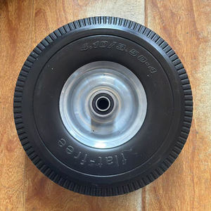 Nuevo Neumático 10x3.50-4 para Carretilla, Volquete, Carro, Vagón, con Rueda de Espuma de Poliuretano, Rueda Neumática de Goma - Product Image 1