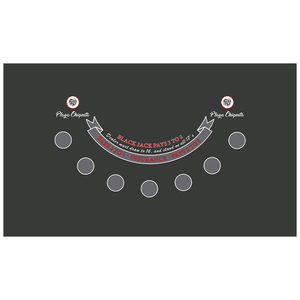 Tapis de <span class=keywords><strong>table</strong></span> de <span class=keywords><strong>poker</strong></span> et de blackjack en feutre de velours imperméable et ignifuge, avec impression personnalisée et disposition adaptée pour le <span class=keywords><strong>poker</strong></span> - Product Image 2