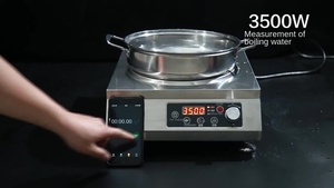 Cuisinière à induction de restaurant commercial 3500W/5000W Table de cuisson Super Power Cuisinière électrique pour les ménages et les hôtels - Product Image 6