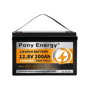 OEM 12V 24V 20Ah 100Ah 200Ah280AhプリズマティックAソーラーRVゴルフカートバッテリーLiFePO4パックバッテリーリチウムイオンリン酸塩バッテリー