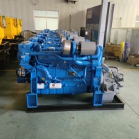 Moteur marin Weichai 210KW 280HP pour propriétaires de navires, équipé d'un dispositif d'échange d'eau de mer, boîte de vitesses à 300 vitesses