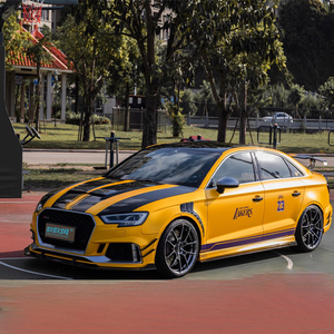 RS3 2017-2019 Kit de carrosserie en fibre de carbone sèche nouvelle extension de jupes latérales de pare-chocs automatique pour <span class=keywords><strong>Audi</strong></span> <span class=keywords><strong>A3</strong></span> S3 RS3 - Product Image 6