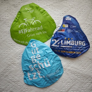 Housse de selle de vélo de montagne pliable et imperméable en RPET PVC recyclé avec logo personnalisé – Housse de siège de vélo promotionnelle - Product Image 5