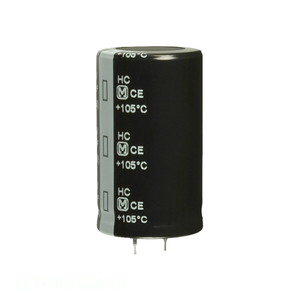 Condensateur original 560 uF à montage traversant EET-HC2G561DA CAP ALUM 560UF 20% 400V SNAP TH - Product Image 1