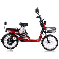 Vélo Électrique Urbain 500W Sans Balais en Acier, Batterie Plomb-Acide 48V 20AH, Grand Écran LCD Numérique, Frein à Tambour - Grande Vente