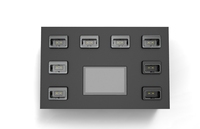 Estación de Acoplamiento para Cámaras Corporales con Pantalla Táctil LCD TFT de 7 Pulgadas, Compatible con 8 Cámaras Corporales, Carga y Carga de Datos, Disco Duro Extraíble