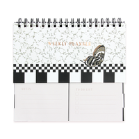 Ensemble de blocs-notes avec logo personnalisé planificateur hebdomadaire liste de tâches bloc-notes autocollant détachable bloc-notes de bureau promotionnel personnalisé