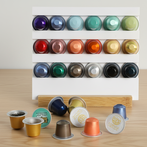 Cápsulas de Café Vacías Personalizadas de Papel de Aluminio de Grado Alimenticio Desechable, Producto Popular de Embalaje e Impresión - Product Image 1