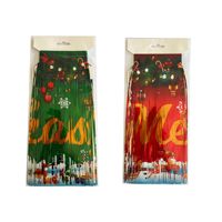 Weihnachten Neujahr Quaste Regen Seide Vorhang Digital gedruckt Holiday Party Ballon Hintergrund Vinyl Flagge Dekoration Top Banner