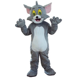 Mascotte cartone animato personaggio umano Costume completo di gatto Tom Mouse animali mascotte Costume per adulto - Product Image 6