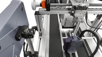 Station de numérisation de cartons plats SC350L avec couteau vertical, inspection multi-feuilles et rejet de feuilles à clapet