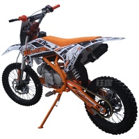 Moto tout-terrain XD135 125cc 4 temps à essence électrique, mini moto de cross, chaîne, 40-60 km/h, hauteur de selle 850 mm