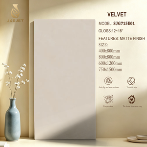 กระเบื้องปูพื้นห้องนั่งเล่นลายไม้เนื้อเรียบ ขนาด 750*1500 มม. สำหรับตกแต่งบ้านสมัยใหม่ จากโรงงานผลิตในเมืองฝอซาน - Product Image 2