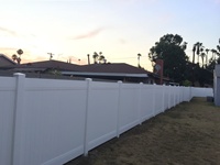 Premium White 6x8 FT Privacy Vinyl Fencing With Gray Color Panel Kit for Residential Use