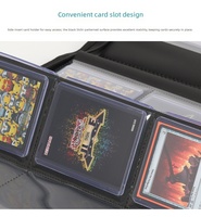 Classeur de cartes de collection personnalisé, modèle Best Vault, 9 pochettes, pour cartes de sport (baseball, football), PTCG, en PU imperméable avec fermeture éclair