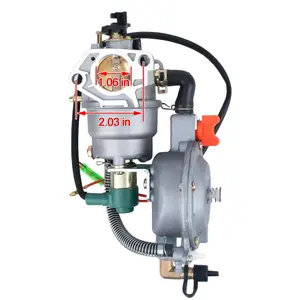 مولد بنزين المكربن LPG168 المزدوج الوقود LPG نانوغرام تحويل عدة ل 2KW 3KW GX160 168F GX200 170F