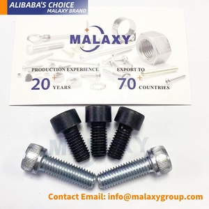 Set di Bulloni Allen in Acciaio Inox MALAXY, Bulloni Allen Din912 Neri, Viti a <span class=keywords><strong>Testa</strong></span> Esagonale con Esagono Incassato - Product Image 6