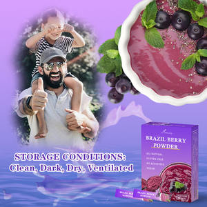 Органический натуральный порошок ягод Асаи ароматизированный антиоксидант для замедленного старения, упакованный в пакетики-оптовая продажа из Бразилии - Product Image 3