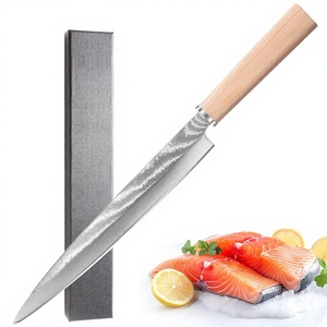 Hot Sale 67 Layers Damascus Stainless Steel Japanese Style <b>Sushi</b> <b>Knives</b> Sashimi 8-9.9in Wooden Sheath High-Polish Finish Kitchen - Product Image 2