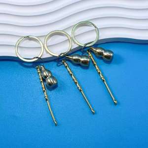 Colgante de llavero con forma de calabaza, colgante de llavero metálico para coche, fuente de productos para tiendas de 1 yuan y 2 yuan. - Product Image 2