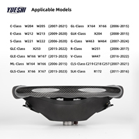 Volant personnalisé en fibre de carbone et suède noir pour Mercedes-Benz Classe C, E, S (W204, W205, W167, W212, W213, W222) - Plug & Play
