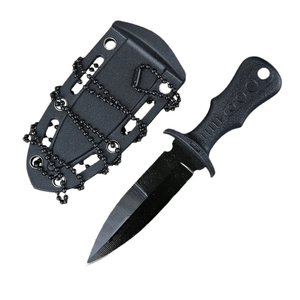 Outdoor camping stainless steel fruit knives pocket self-defense <b>small</b> straight knives portable necklaces mini knives - Product Image 5