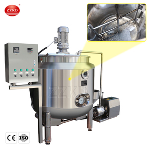 Stainless Steel Syrups Juice Beverage Mixing Tank Industrial <b>Heating</b> Cooling <b>Jacket</b> Mixer Tank Machine with Low Price - Product Image 6