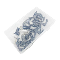 Kit de 25 pieds presseurs métalliques pour machines à coudre industrielles, accessoires professionnels pour machines à coudre