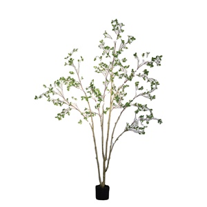 Nouvel arbre artificiel Toona de 180 cm avec des feuilles réalistes, arbre artificiel pour l'intérieur et l'extérieur, pour la maison, le bureau, le salon, la chambre, la véranda - Product Image 1