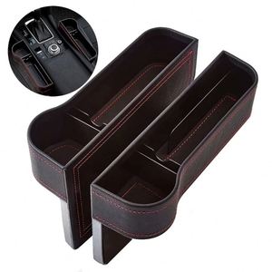 Dual Charger Cup Holder Universal Car Seat Gap Filler Catcher Pocket Storage Box Case Wholesale Interior Accessories - Product Image 1