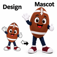 Costume de Mascotte de Ballon de Football de Noël Personnalisé pour Adulte, Tenue en Peluche de Personnage de Football, OEM ODM, Promotion Club Sportif, Événements Tournoi