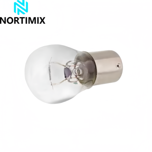 Лампа Nortimix P21W 12В для габаритных огней, стоп-сигналов, противотуманных фар и заднего хода, 21Вт, цоколь BA15s, гарантия 1000 часов - Product Image 2