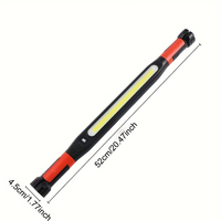 Lampe de travail LED COB puissante, lampe de garage pour mécanicien automobile, lampe de poche rechargeable par USB, torche magnétique, lumière d'urgence, lumière d'avertissement