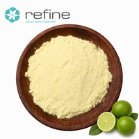 Poudre d'extrait de fruit de citron vert de qualité alimentaire, approvisionnement direct usine, 10:1, en vrac, conditionnement en bouteilles de 1 kg et fûts de 25 kg